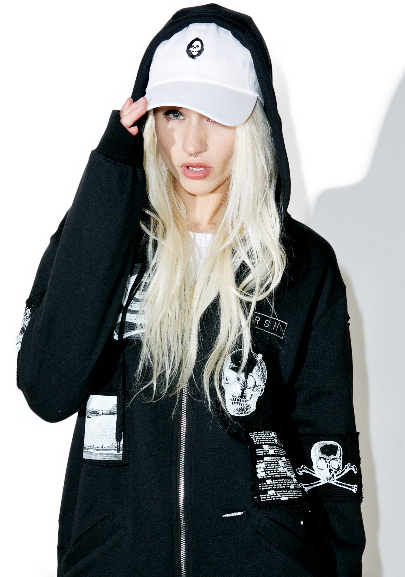 Grim Reaper Dad Hat – Dolls Kill