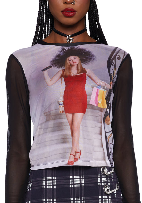 Dolls Kill x Clueless Tai Graphic Crewneck Sweatshirt - Pink