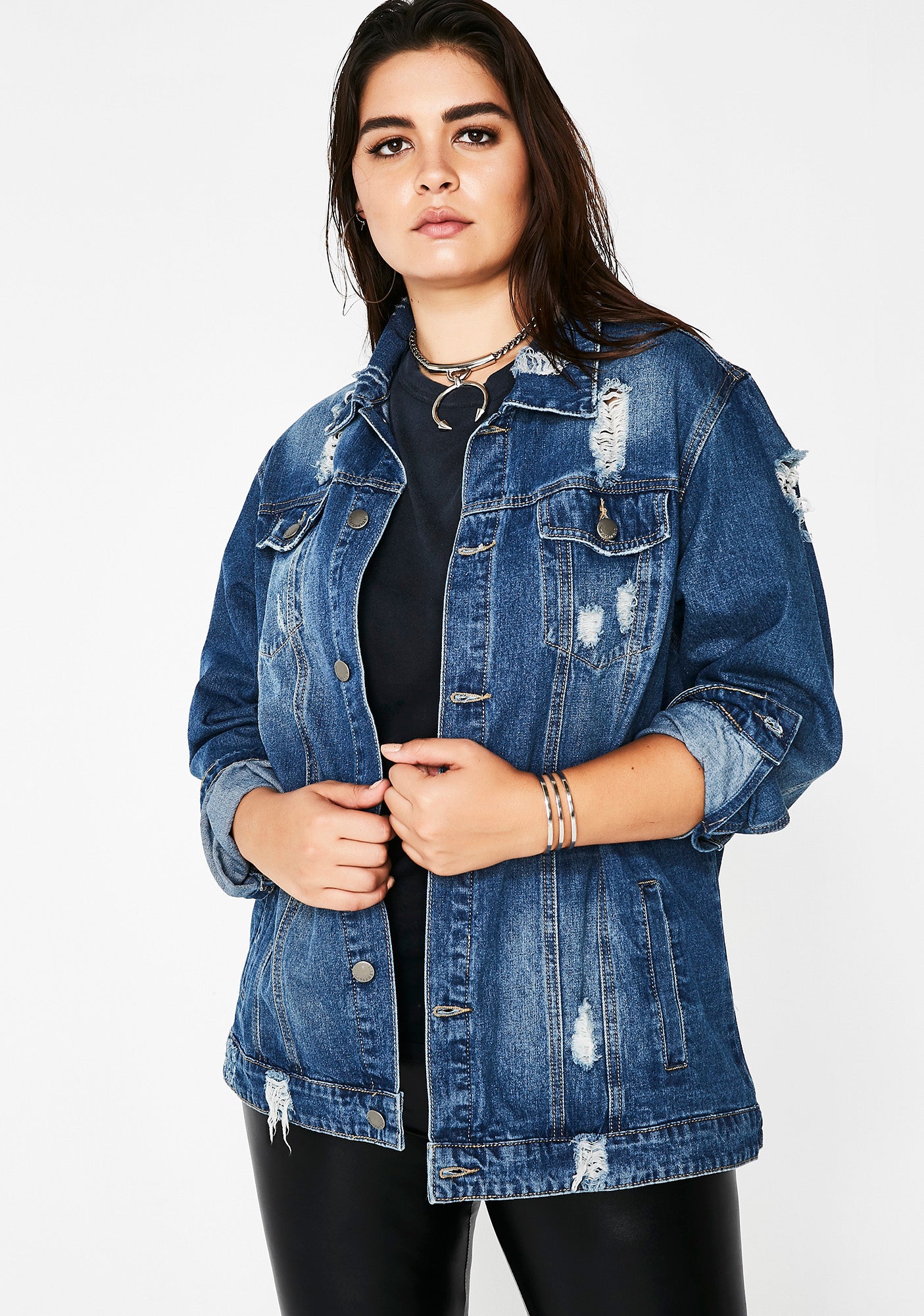 Off To The Races Denim Jacket – Dolls Kill