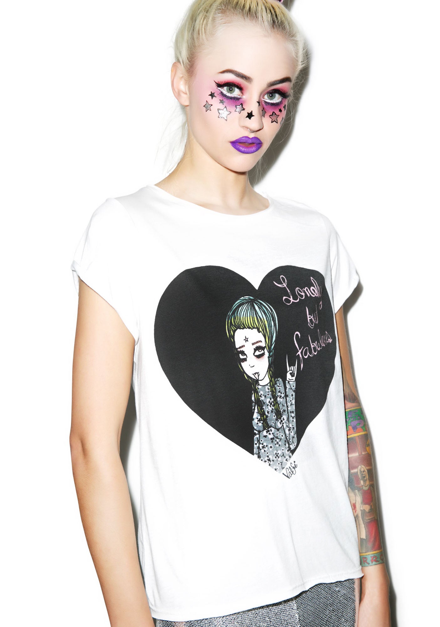 Lonely But Fabulous Crew Tee – Dolls Kill