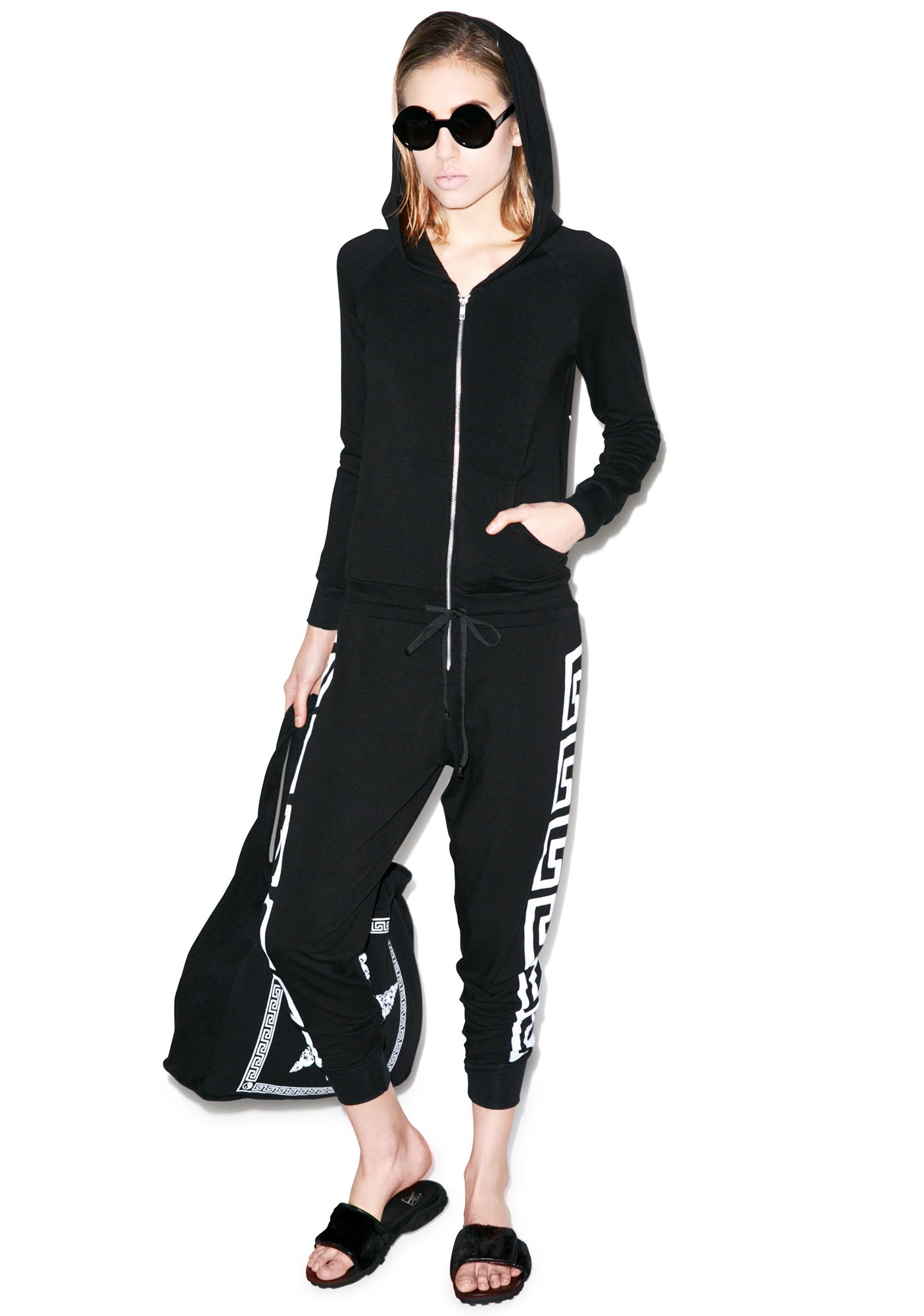 Luna Hoodie Jumpsuit – Dolls Kill