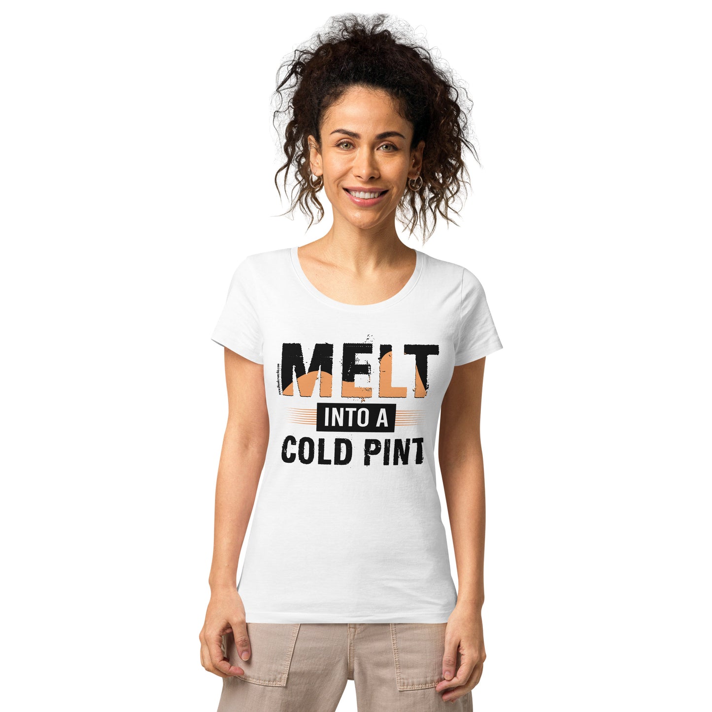 MELT THE LADY basic jersey tops