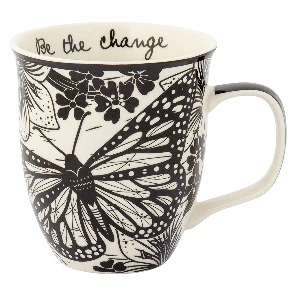 Black Speckled Ceramic Mug With Neutral Clay Bottom - Boho Mugs - Cust –  The Bohemian Box Shop