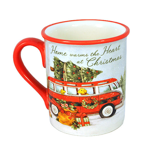 Warm & Cozy – Red Christmas Mug