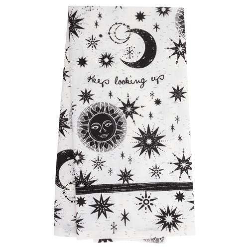 Sun and Moon Boho Kitchen Towel