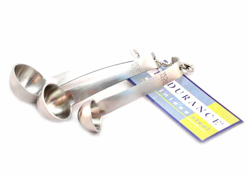 Stainless Steel Pinch/Smidgen/Dash Measuring Spoons : Dexam - at the heart  of your kitchen