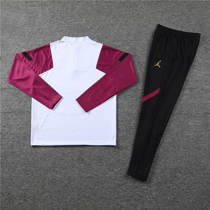 maroon psg tracksuit