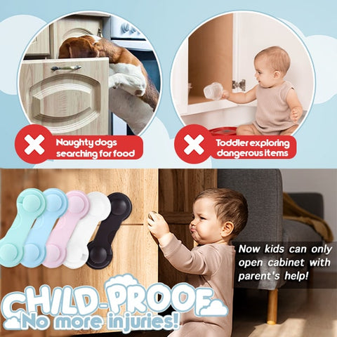 Multi-Purpose Child Safety Cabinet Lock