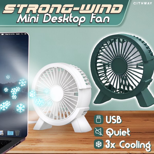 Cithway™ Mini High-Breeze Desktop Fan