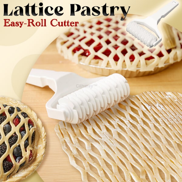Cithway™ Easy-Roll Pastry Pie Crust Lattice Cutter