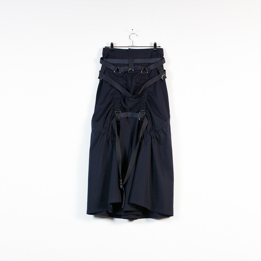 junya watanabe ss 2002 dark navy parachute skirt – Filter store