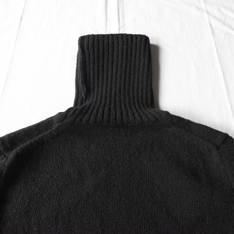 Veronique Branquinho black shetland wool turtleneck – Filter store