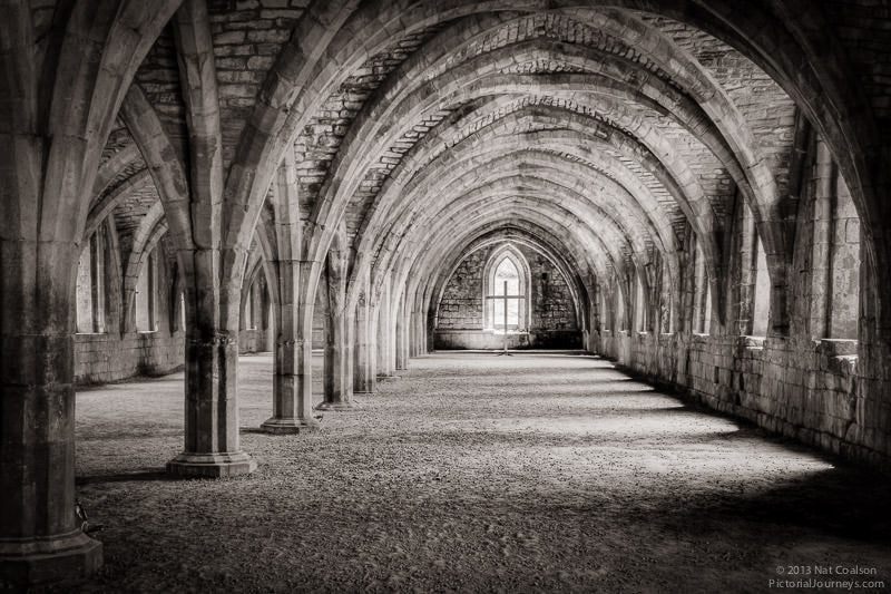 Photo print of an old church building by Nat Coalson