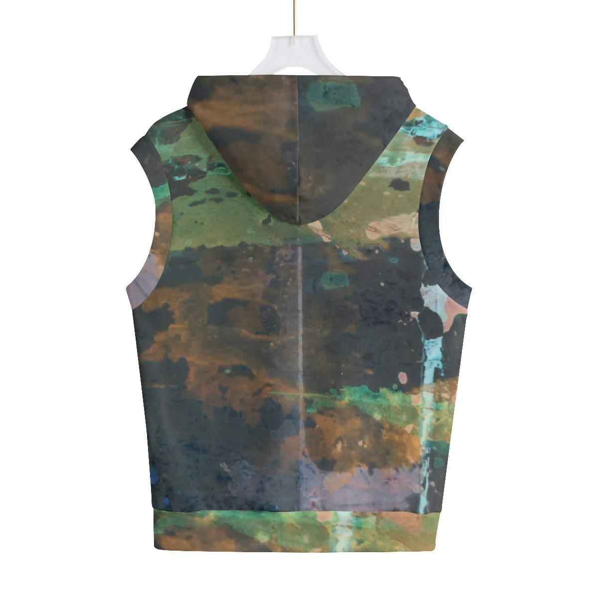 Studio - Print Unisex Hooded Vest | 310GSM Cotton - Wildfeather Artsy