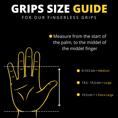 Hybrid grips størrelses guide