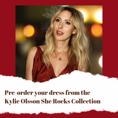 Kylie Olsson Joins Alissa & Floor in Launching the Kylie Secret Sari Dress on pre-order