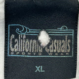 Vintage California Casuals Shirt Clothing Tag Label 1993