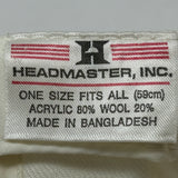Vintage Headmaster Inc Hat Baseball Cap Label Tag 2000