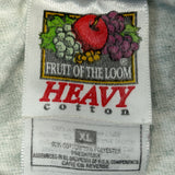 Fruit Of The Loom Heavy Cotton Tag Label 1998