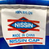 Vintage Nissin Baseball Hat Trucker Cap Tag Label 1991