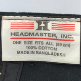 Vintage Headmaster Inc Hat Baseball Cap Label Tag 2001