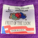 Etiqueta de etiqueta de Fruit Of The Loom 1998