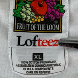 Vintage Fruit Of The Loom Lofteez Tag Label 1999