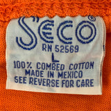 Etiqueta de ropa Vintage Seco 1980