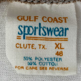 Vintage Sportswear Gulf Coast Clothing Tag Label 1981