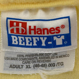 Vintage Hanes Beefy-T Tag Label 1998
