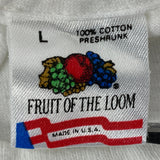 Etiqueta de etiqueta de Fruit Of The Loom 1991