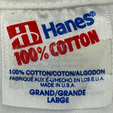 Vintage Hanes T Shirt Clothing Tag Label 1996
