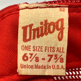 老式 Unitog 卡车司机帽棒球帽标签标签 1977 年