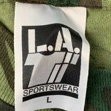 复古洛杉矶运动服服装衬衫标签 1998 年
