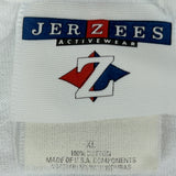 Etiqueta de etiqueta de ropa Jerzees vintage 1998