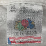 Etiqueta de etiqueta de Fruit Of The Loom 1995