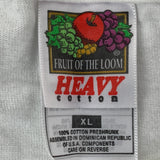 Fruit Of The Loom Heavy Cotton Tag Label 1998