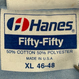 Vintage Hanes Fifty-Fifty Tag Label 1992