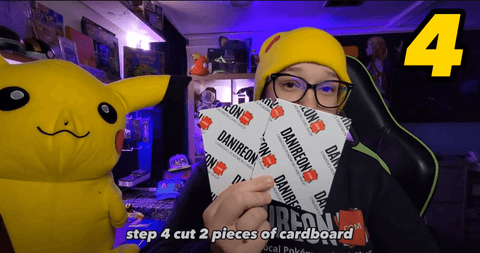 How to ship pokémon cards step 4