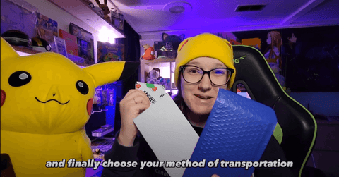 Use bubble mailers to ship your pokémon cards