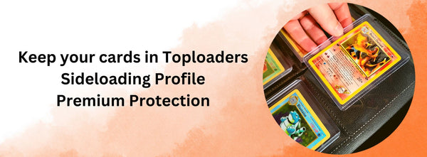 Toploader Binder to store cards in toploaders