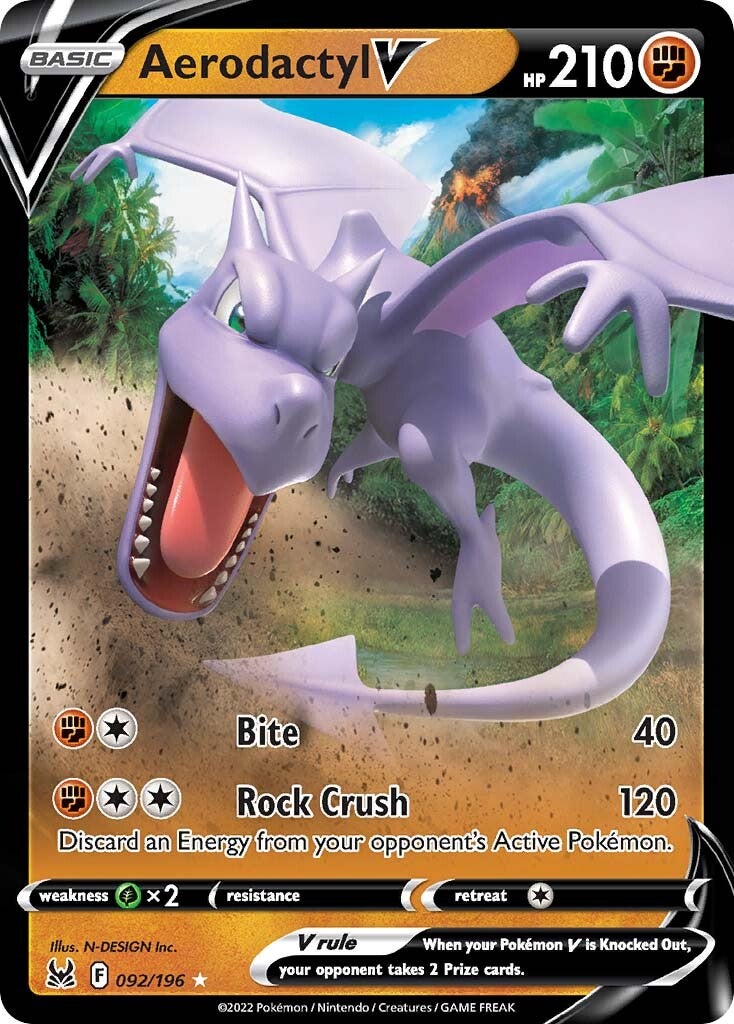 De nuevo salió AERODACTYL VAstro o VStar?! apertura en español