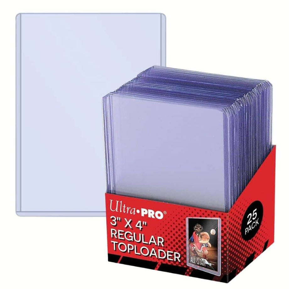 Hard Card - 25 Pack Ultra Pro Card Toploaders (3" x 4")