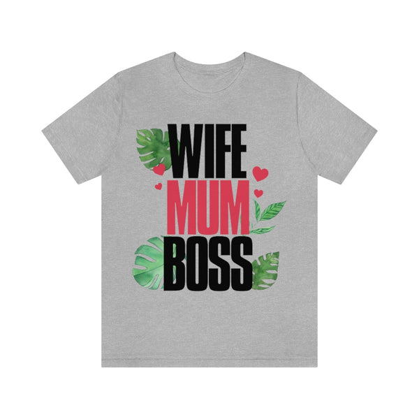 wife mum boss t shirt