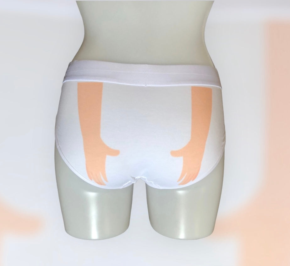 White – Tagged underwear– PeachyBaby