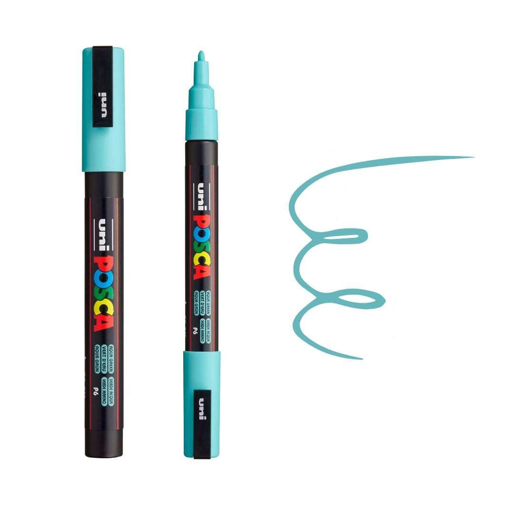 Posca Paint Marker, Aqua Green, Medium Tip Marker