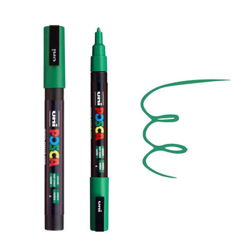 POSCA, PC-3M Paint Marker Pen, Khaki Green, Colourverse, AUS