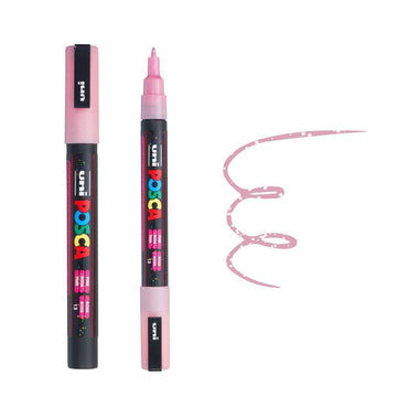 POSCA Marker PC-3M Glitter Pink – MarkerPOP