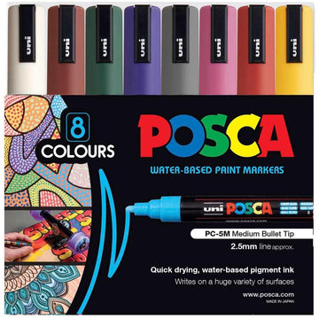 POSCA, PC3M Paint Marker Pen, Navy Blue, Colourverse, AUS