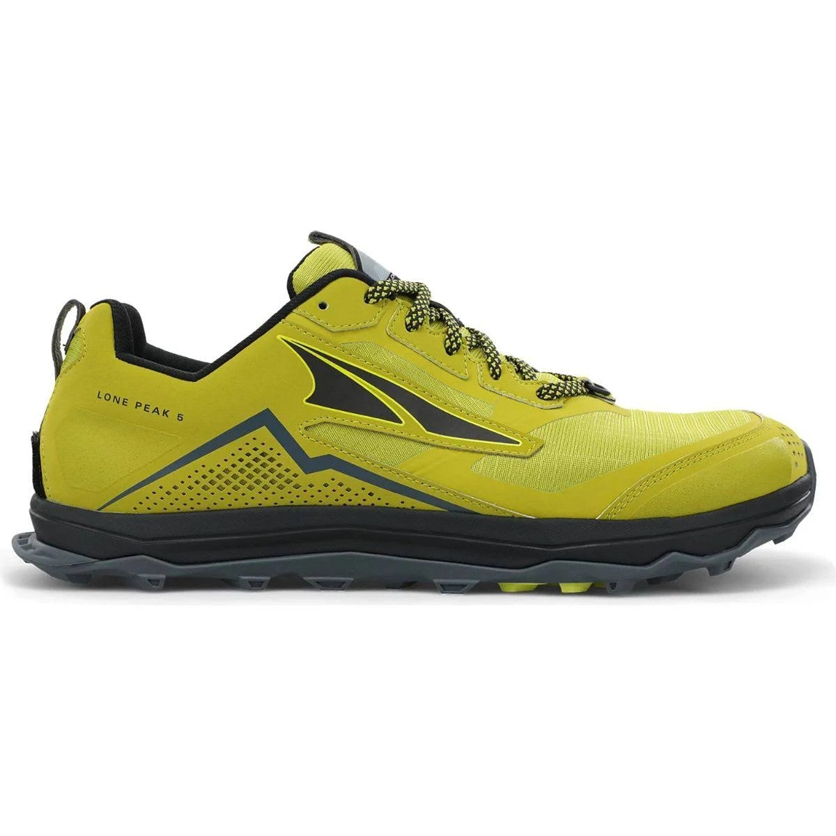 Altra Mens Lone Peak 5 Shoe - 9.5 - Lime / Black LXG9_J7CDV05